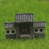 House Figurine Pot Yard Decoration