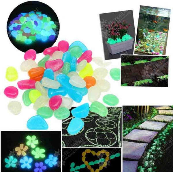 Glow In The Dark Luminous Pebbles Stones