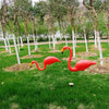 Red Flamingo Garden Ornament